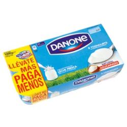 DANONE YOGUR NATURAL/AZUCARADO P/8 UD