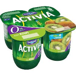 DANONE ACTIVIA 0% CON KIWI  PACK-4 UD