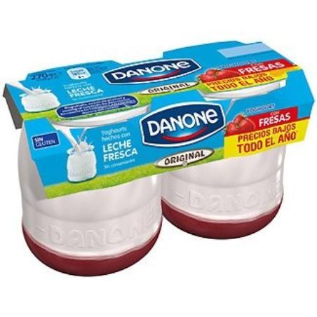 DANONE ORIGINAL CRISTAL CON FRESA PACK-2 UD