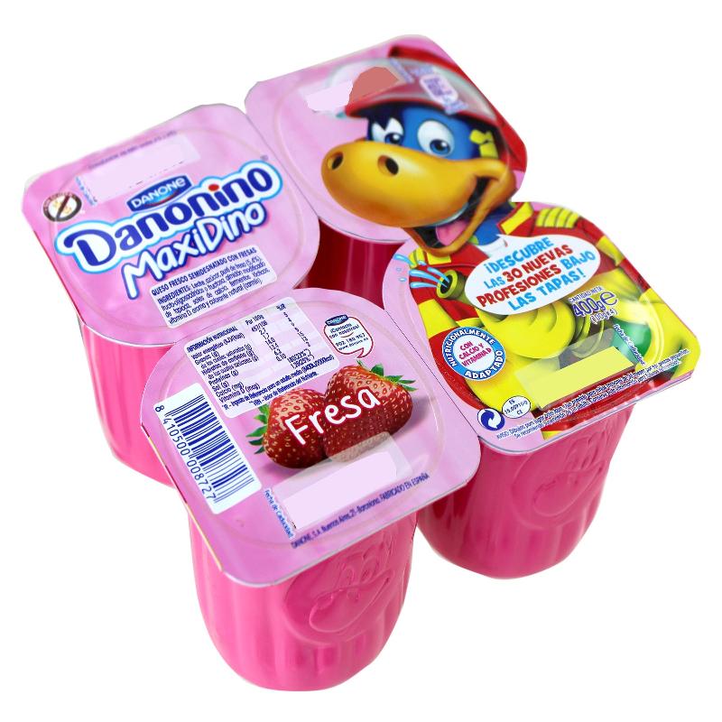 DANONE DANONINO MAXI FRESA PACK-4UD
