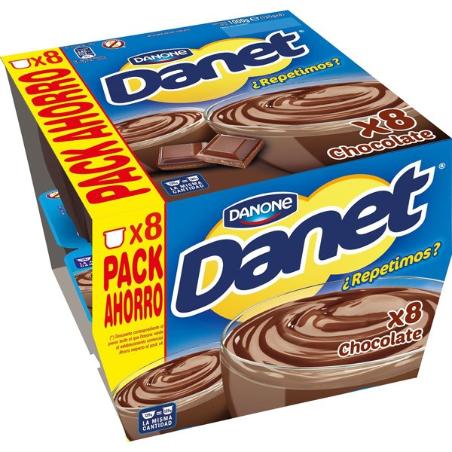 DANONE DANET NATILLAS CHOCOLAT PACK-8.UD 1.KG