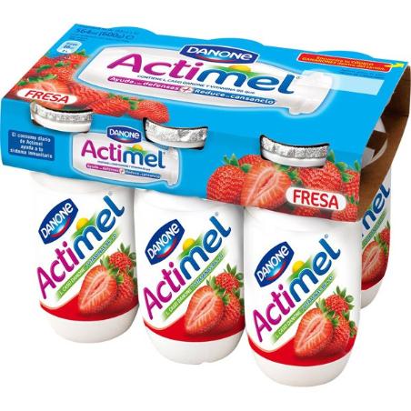 DANONE ACTIMEL  FRESA.PACK-6 UD