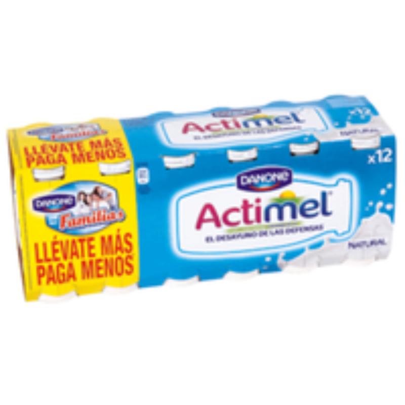 DANONE ACTIMEL NATURAL PACK-12 UD