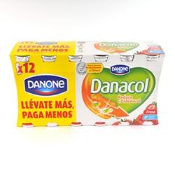 DANONE DANACOL FRESA PACK-12UD 1200GR
