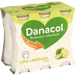 DANONE DANACOL LIMA-LIMON PACK-6UD 600GR