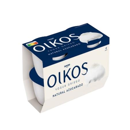 DANONE GRIEGO OIKOS NATURAL AZUCARADO PACK-4UD