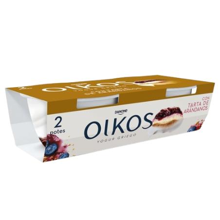 DANONE OIKOS GRIEGO TARTA DE ARANDANOS PACK-2U