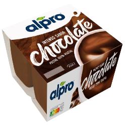 DANONE ALPRO SOJA VEGETAL POSTRE CHOCO NEGRO P/4UD