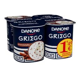DANONE GRIEGO STRACCIATELLA PACK-4UD