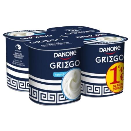 DANONE GRIEGO NATURAL PACK-4 UD