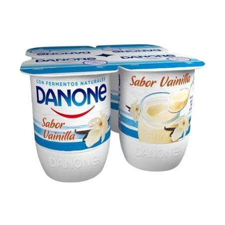 DANONE YOGUR SABOR VAINILLA PACK 4 UD