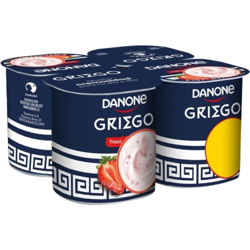 DANONE GRIEGO FRESA PACK-4 UD