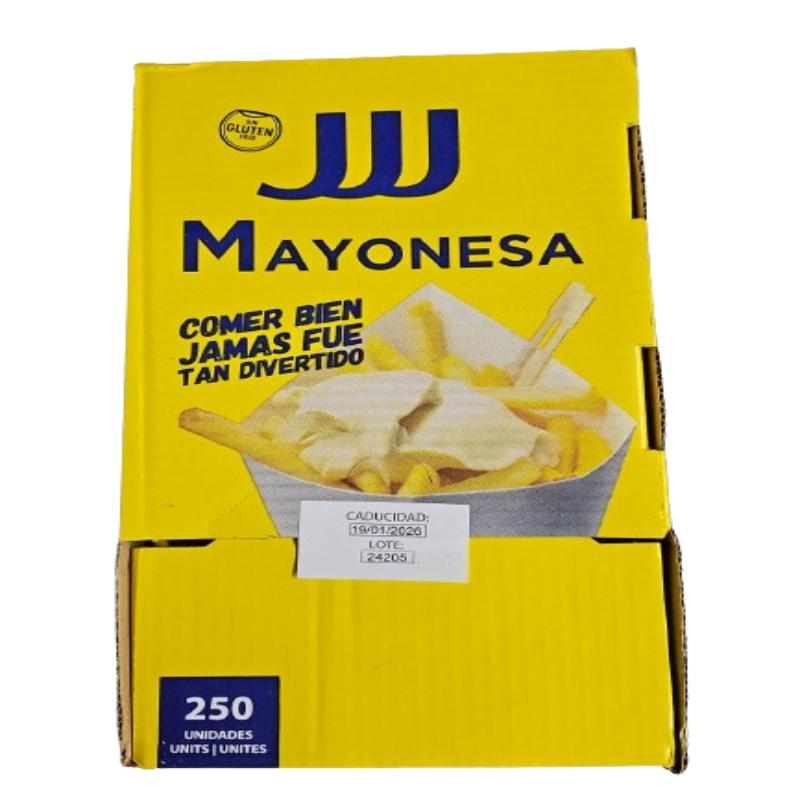 MAHONESA PORCION  J.J.J. 14 ML. ESTUCHE 250 UD