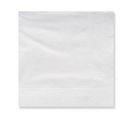 SERVILLETA 20X20 2.PLIS BLANCA TISSUE/D.C P/100 UD