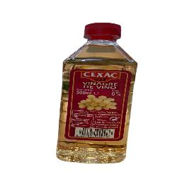 VINAGRE VINO BLANCO CEXAC BOTELLA 500 ML