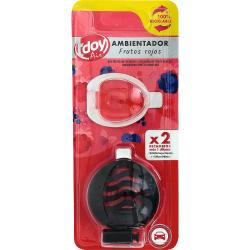 AMBIENTADOR COCHE TDOY FRUTOS ROJOS + RECAMBIO