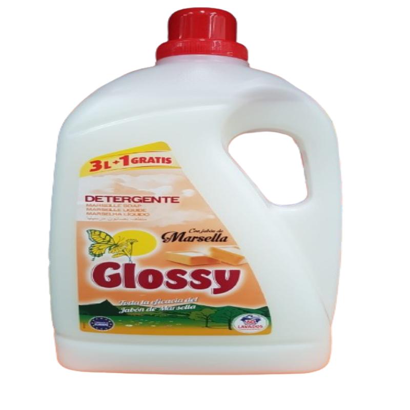 DETERGENTE GLOSSY LIQ. MARSELLA 60 LAV. 3+1 L