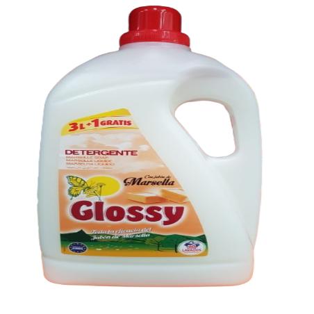 DETERGENTE GLOSSY LIQ. MARSELLA 60 LAV. 3+1 L