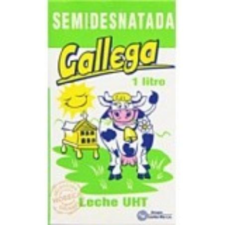 LECHE GALLEGA CLASICA SEMIDESNATA B/1 L