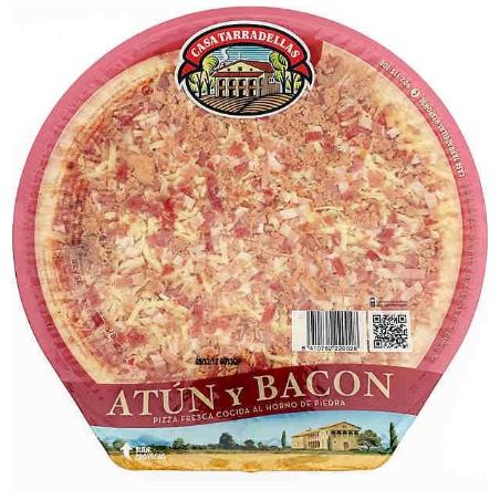PIZZA CASATARRD/425 GR ATUN/BACON UD