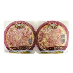 PIZZA CASATARRD/225.GR.JAMON/QUE.P/2 UD
