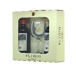 VINO COTO  RIOJA CRZA.ESTUCHE 2.BOT+1.COPA