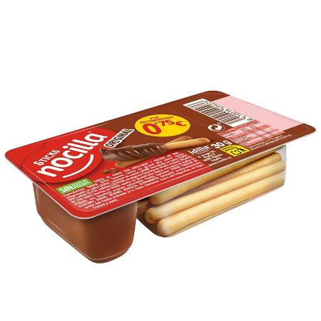 NOCILLA STICKS CACAO ORIGINAL (0.75€) ROJA P/30 GR