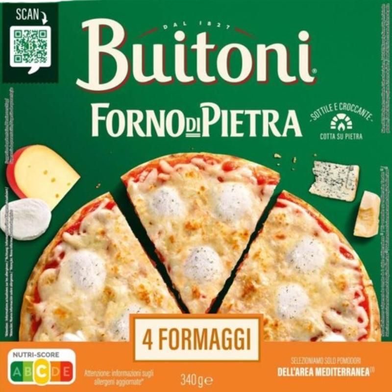 PIZZA  CONG. BUITONI FORNO PIETRA 4 FORMAGIO 340GR