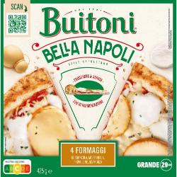 PIZZA  CONG. BUITONI BELLA NAPOLI 4 QUESOS  425GR