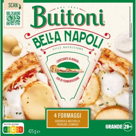 PIZZA  CONG. BUITONI BELLA NAPOLI 4 QUESOS  425GR