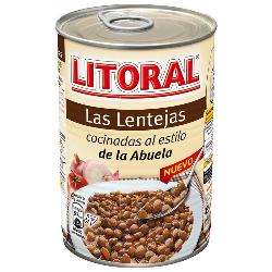 LENTEJA  LITORAL DE LA ABUELA 435 GR