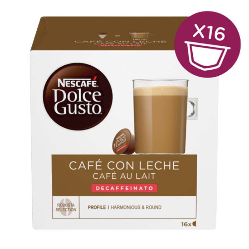 DESCAFEINADO DOLCE-GUSTO CAFE/LECHE E/16UD 160G