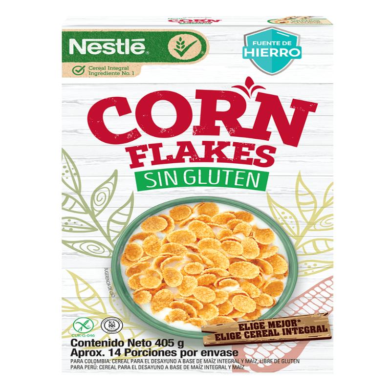 CEREAL NESTLE CORN FLAKES S/GLUTEN P/375 GR