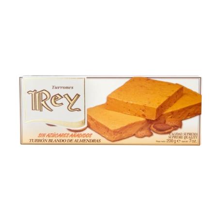 TURRON REY S/AZUCAR BLANDO ALMENDRA P/200 GR