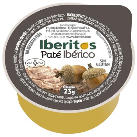 PATE IBERITOS HIGADO C/IBERICO  PORC 23 GR C/45 UD