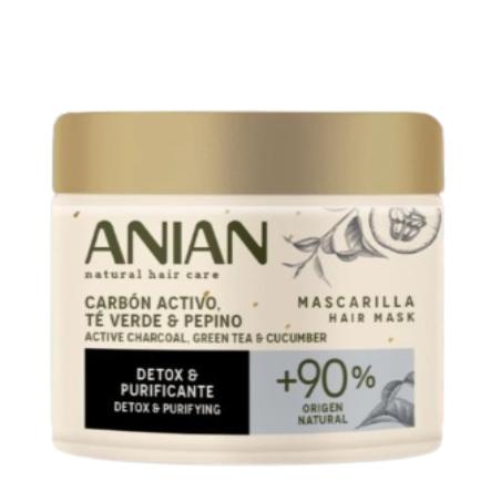 MASCARILLA CAPILAR ANIAN CARBON  TARRINA 350 ML