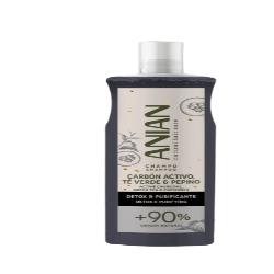 CHAMPU ANIAN CARBON, TE VERDE Y PEPINO  B/400 ML.