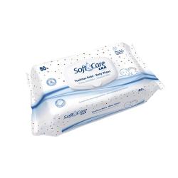 TOALLITAS BEBE SOFT & CARE LEA 0%ALCOHOL P/80 UD