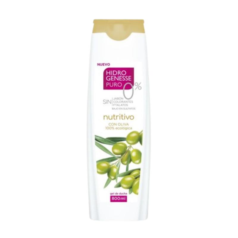 GEL BAÑO HIDRO/GENESSE NUTRITIVO C/OLIVA  B/800 ML