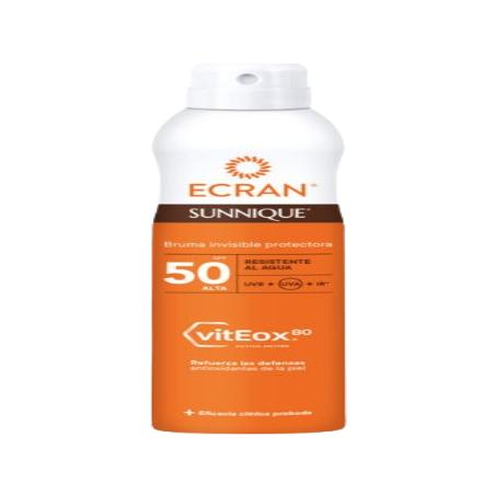 SOL BRONCEADOR ECRAN INVISIBLE F-50 AEROSO 250ML