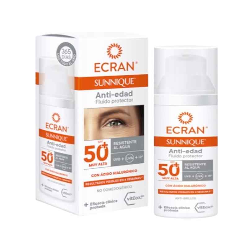 SOL BRONCEADOR ECRAN FACIAL ANTI-EDAD  F-50+  50ML