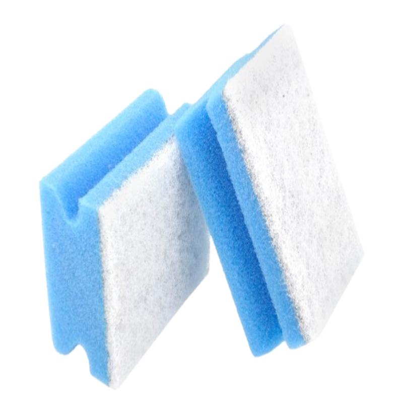 ESTROPAJO PAMEX AZUL C/ESPONJA NO RAYA PACK-4 