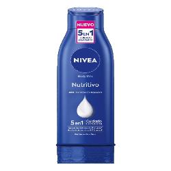 LOCION CORPORAL NIVEA NUTRITIVA AZUL DF/400 ML
