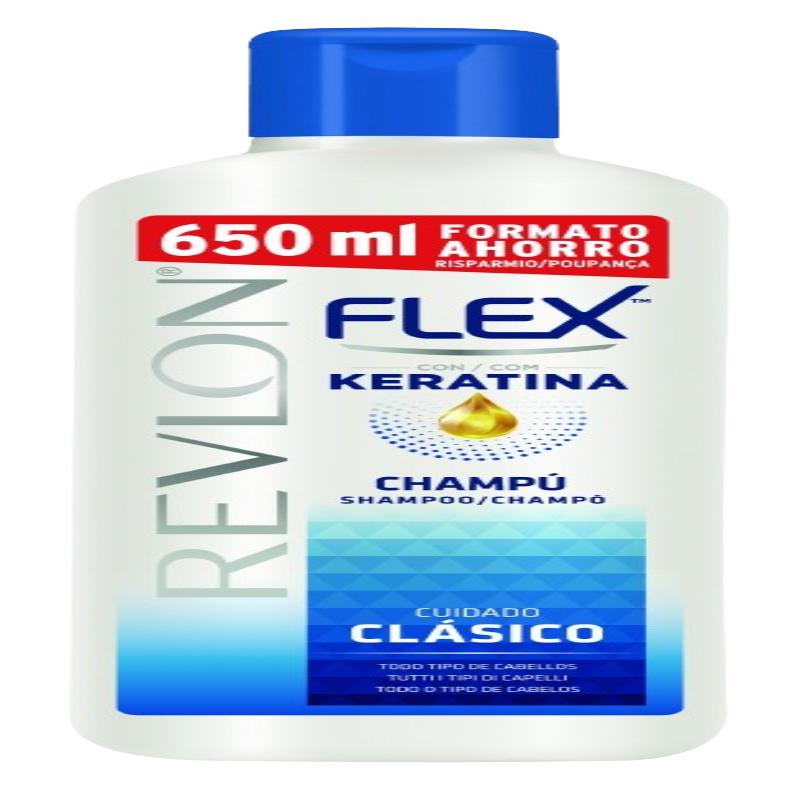 CHAMPU FLEX REVLON NORMAL C/KERATINA B/650 ML