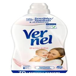 SUAVIZANTE VERNEL DELICADO 60 DOSIS G/1,260 L.