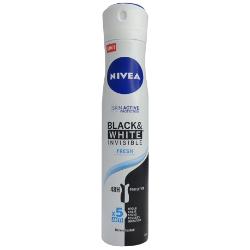DESODORANTE NIVEA FRESH BLACK & WHITE SP/200 ML