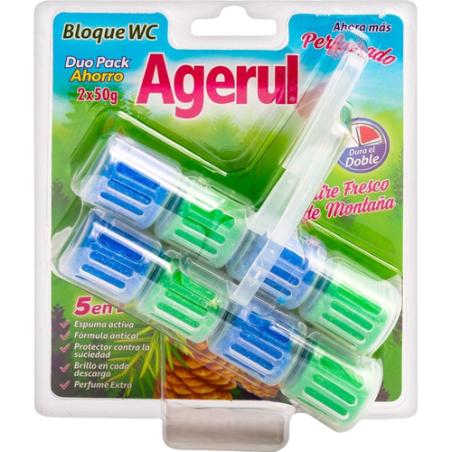 LIMPIADOR WC AGERUL AIRE MONTAÑA 5EN1 AP+RECAMBIO
