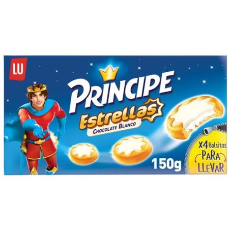 GALLETAS PRINCIPE ESTRELLA CHOCO-BLANCO P/150 GR
