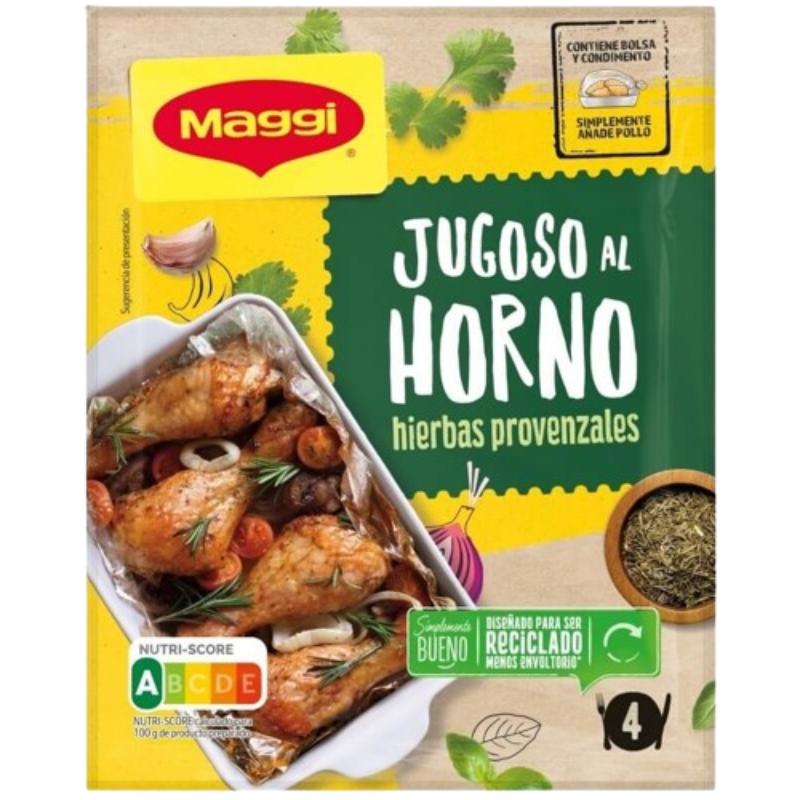 PREPARADO AL HORNO POLLO HIEBAS MAGGI B/34 GR