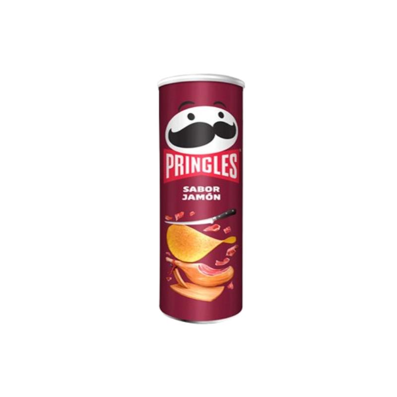 PATATAS FRITAS PRINGLES JAMON B/165 GR